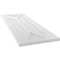 Ekena Millwork True Fit PVC San Carlos Mission Style Fixed Mount Shutters, Unfinished, 12W x 80H, PR TFP001SC12X080UN - alternate 9